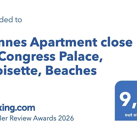 Close To Congress Palace, Croisette, Beaches Apartament *